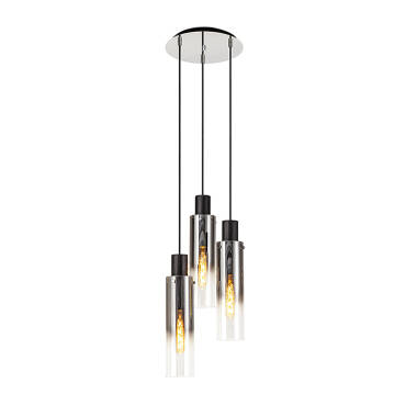 Image of Austin 3 Light Glass Cascade Ceiling Pendant