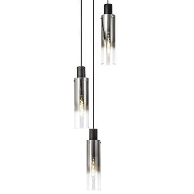 Image of Austin 3 Light Glass Cascade Ceiling Pendant