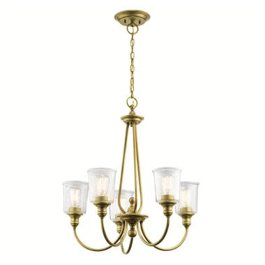 Kichler Waverly 5 Light Glass Chandelier