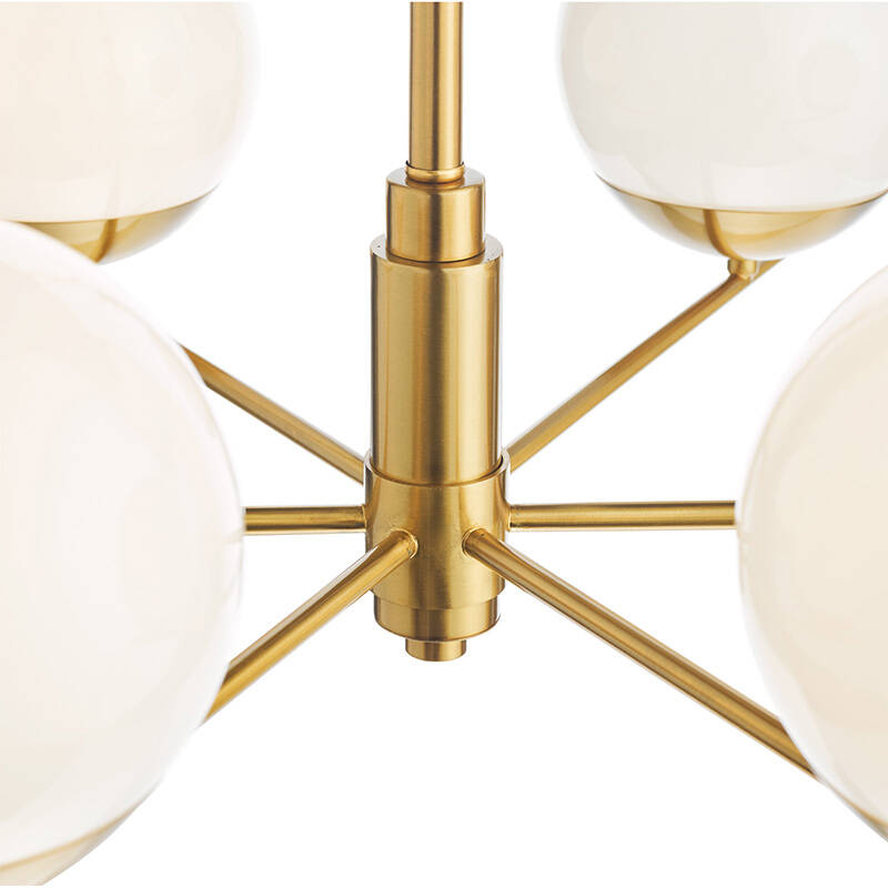 Image of Dar Bombazine 6 Arm Ceiling Pendant Light