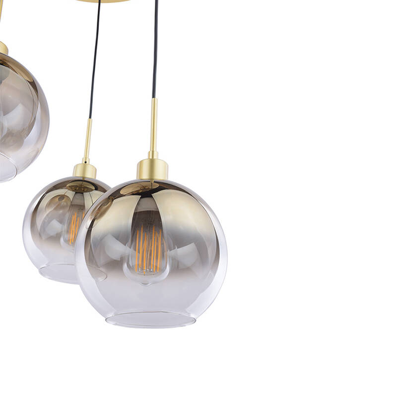 Image of Dar Lycia 3 Light Cluster Pendant