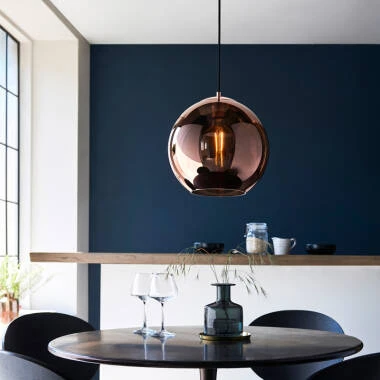Image of Luxia Foxhill Glass Ceiling Pendant Light