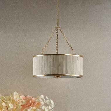 Image of Dar Fenella 5 Light Ceiling Pendant Light
