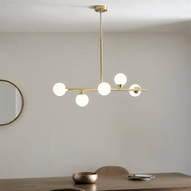 Image of Luxia Peony 5 Light Bar Pendant