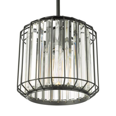 Image of Dar Naeva Crystal Ceiling Pendant Light