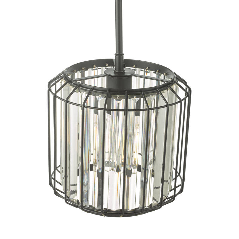 Image of Dar Naeva Crystal Ceiling Pendant Light