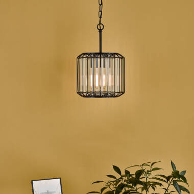Image of Dar Naeva Crystal Ceiling Pendant Light
