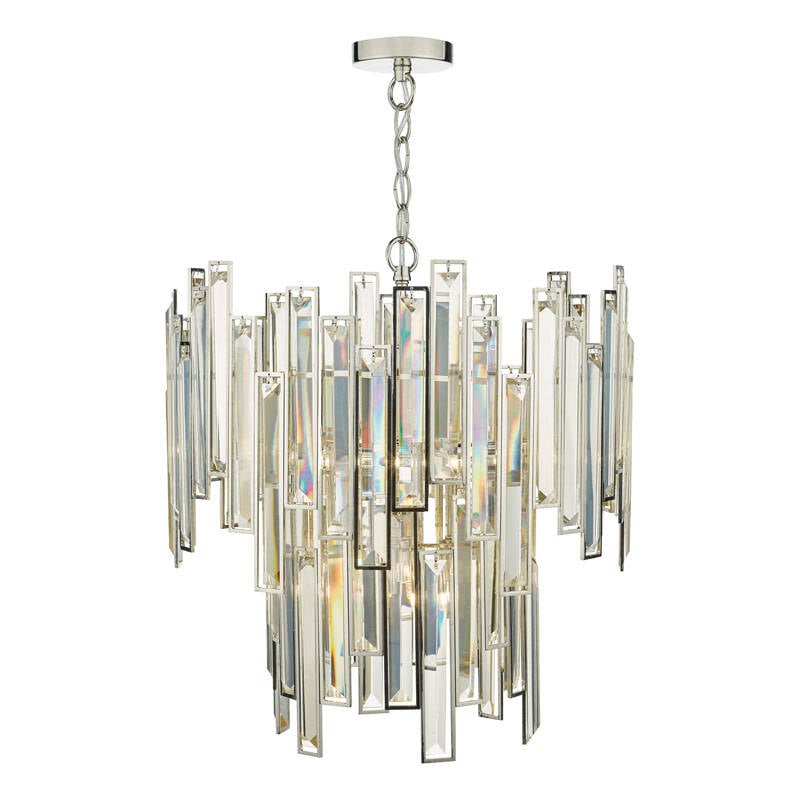 Image of Dar Odile 6 Crystal Chandelier