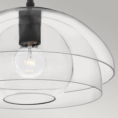 Image of Quintiesse Lotus Glass Ceiling Pendant Light