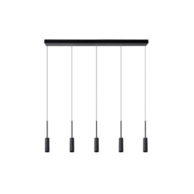 Image of Lucide Tubule 5 Light LED Bar Ceiling Pendant