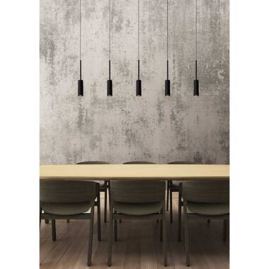 Image of Lucide Tubule 5 Light LED Bar Ceiling Pendant