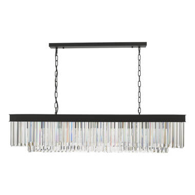 Image of Dar Celeus 6 Light Crystal Bar Pendant Light