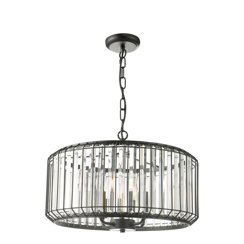Image of Dar Naeva Crystal Ceiling Pendant Light