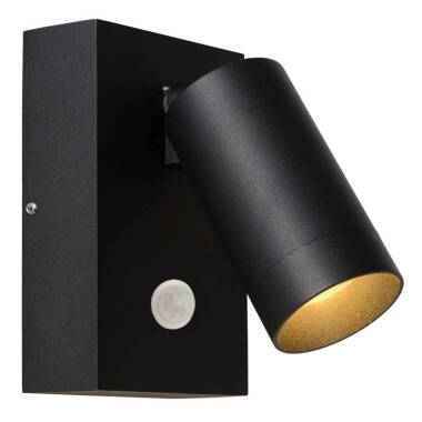 Image of Lucide Taylor Outdoor Wall Mounted Spotlight with PIR Sensor