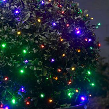 Edit 19M Battery Operated Multi-Coloured LED String Lights