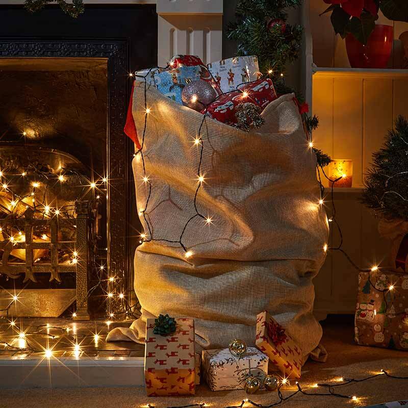 Image of Edit 5M Battery Operated Warm White LED Multi Function String Lights