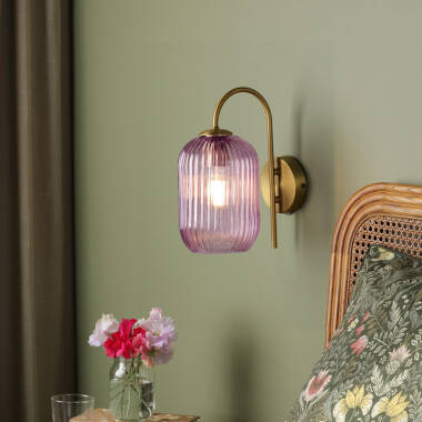 Image of Dar Idra Glass Wall Light