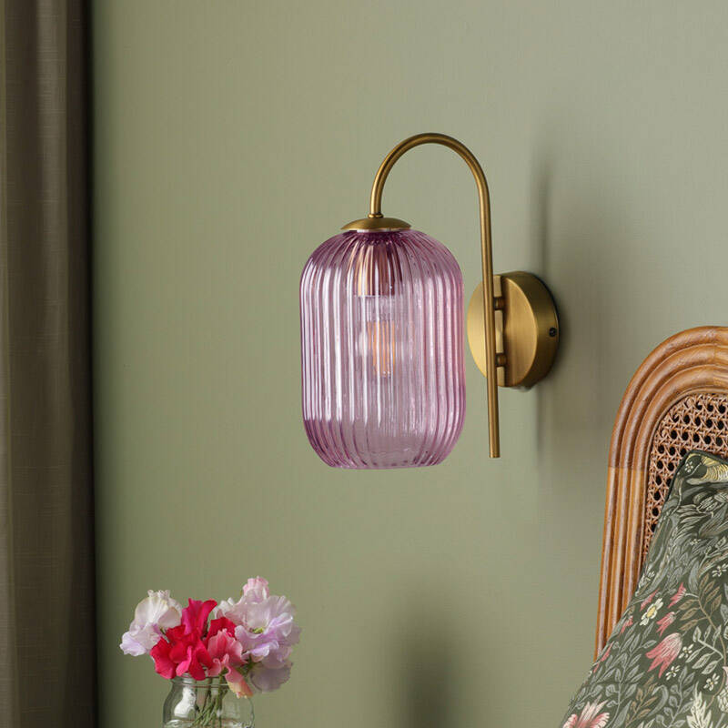 Image of Dar Idra Glass Wall Light