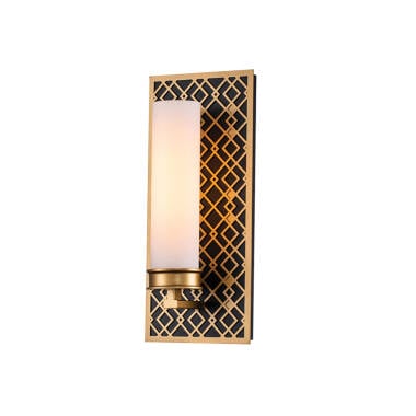Elstead Ziggy Bathroom Glass Wall Light