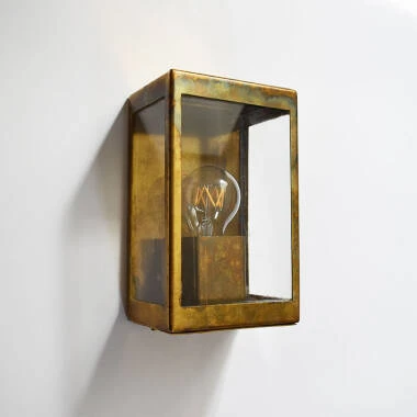 Westport Coastal Cabin Half Lantern Outdoor Wall Light