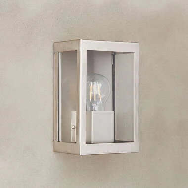 Westport Coastal Cabin Half Lantern Outdoor Wall Light