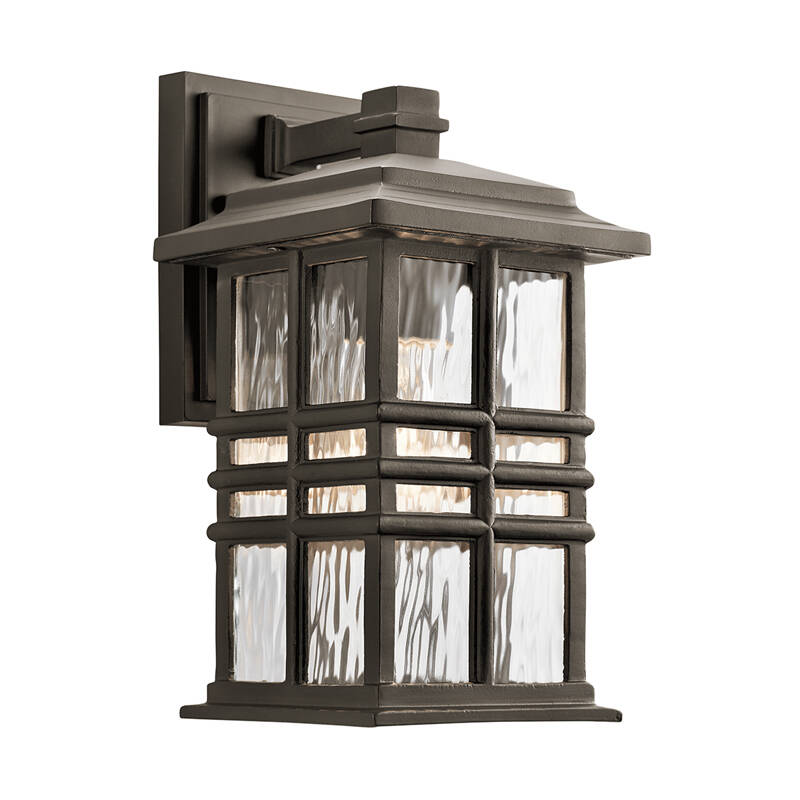 Image of Kichler Coastal Beacon Square 300 Outdoor Lantern Wall Light