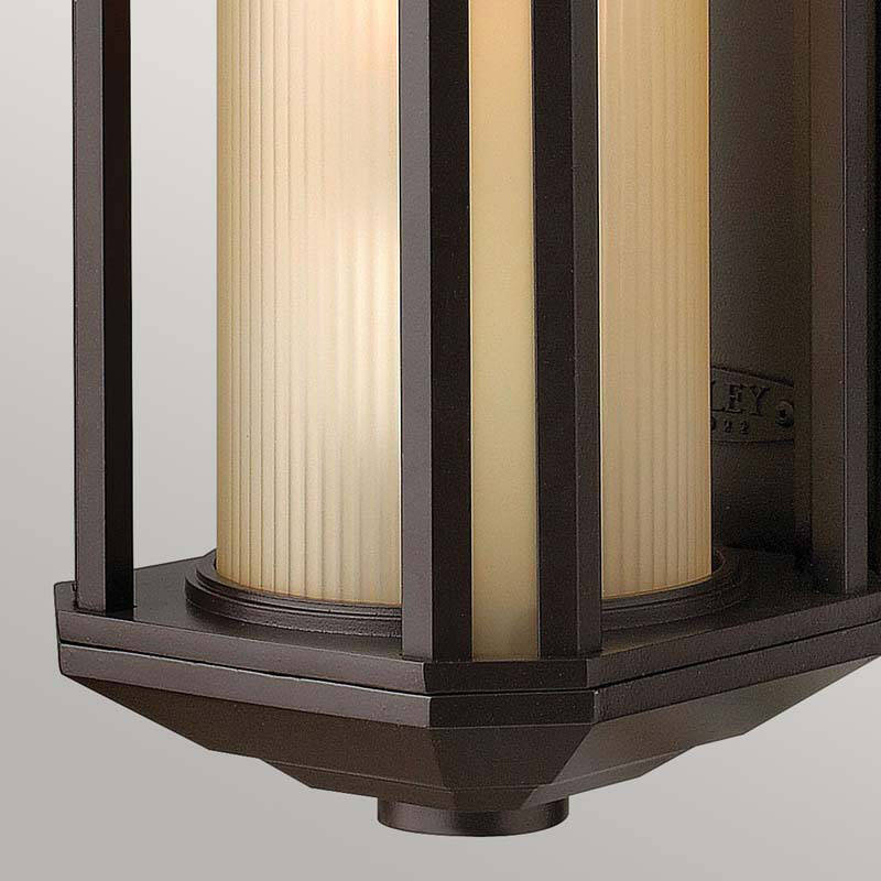 Image of Quintiesse Castelle Medium Half Lantern Outdoor Wall Light