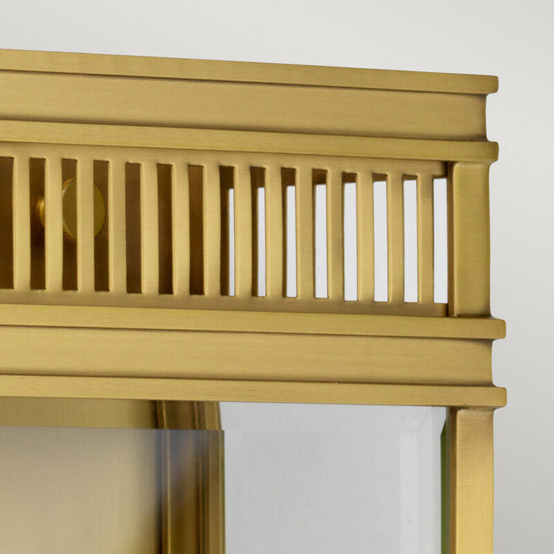 Image of Elstead Holborn Medium Half Outdoor Lantern Wall Light