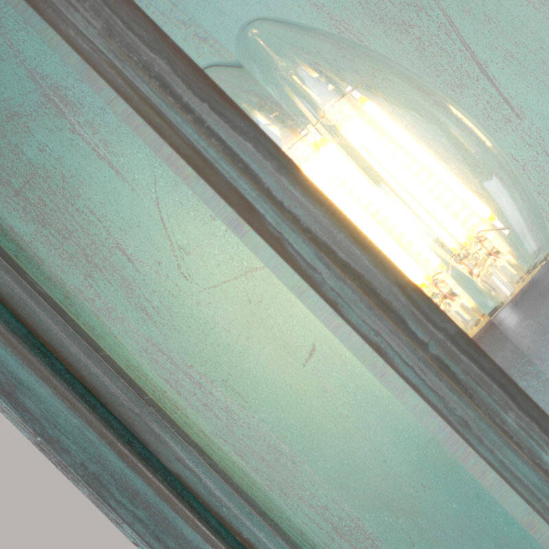 Image of Elstead Holborn Medium Half Outdoor Lantern Wall Light