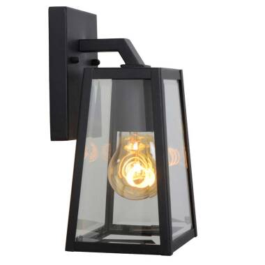Image of Lucide Large Matslot Outdoor Hanging Lantern Wall Light