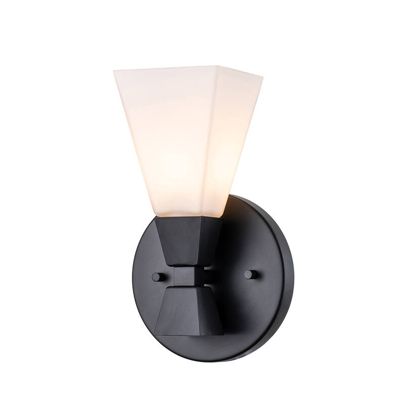 Image of Elstead Bowtie Bathroom Glass Wall Light
