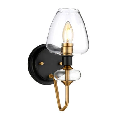 Elstead Armand Glass Wall Light