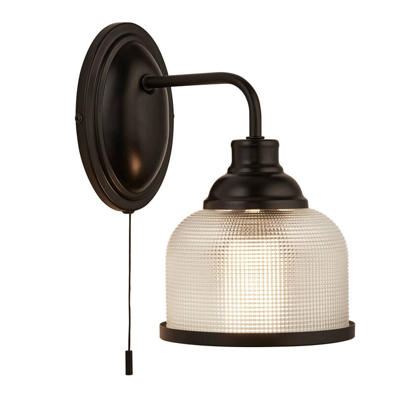 Image of Searchlight Highworth Glass Wall Light