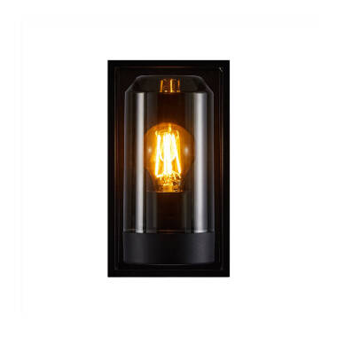 Image of Nordlux Griffin Half Lantern Outdoor Wall Light