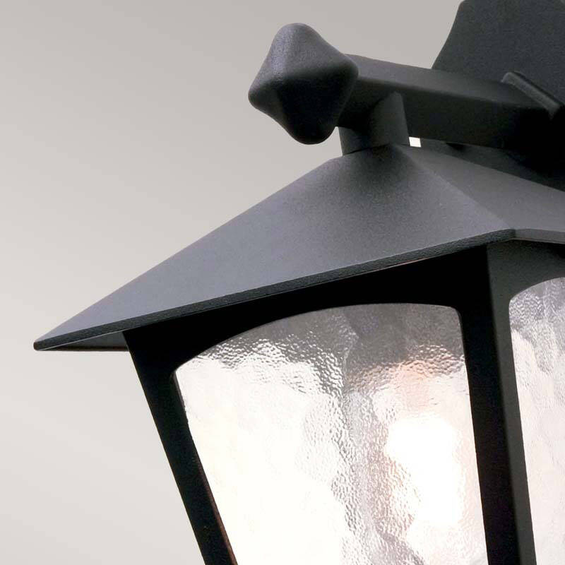 Image of Elstead York Outdoor Hanging Lantern Wall Light