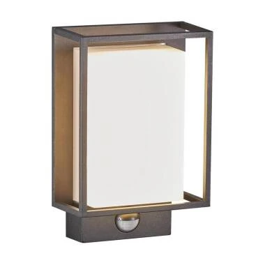Nordlux Nestor LED Outdoor Flush Wall Light with PIR Sensor