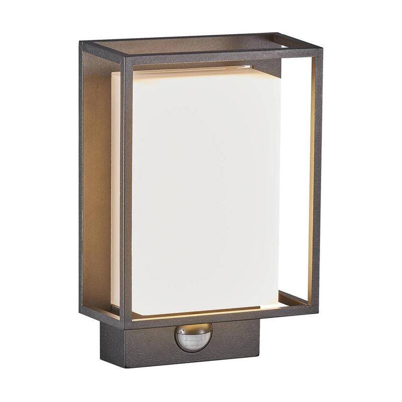 Image of Nordlux Nestor LED Outdoor Flush Wall Light with PIR Sensor