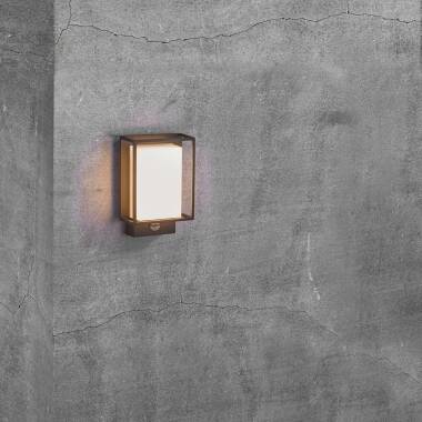 Image of Nordlux Nestor LED Outdoor Flush Wall Light with PIR Sensor