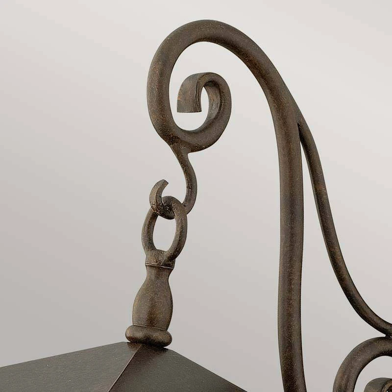 Image of Elstead Trellis Outdoor Hanging Lantern Wall Light