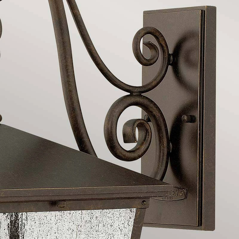 Image of Elstead Trellis Outdoor Hanging Lantern Wall Light