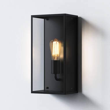 Image of Astro Messina 200 Half Lantern Outdoor Wall Light
