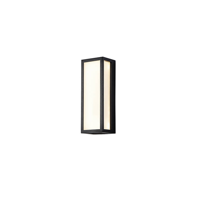 Image of Columbus LED Half Lantern Outdoor Wall Light
