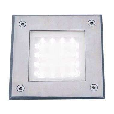 Searchlight Stratford Cool White LED Outdoor Recessed Square Light