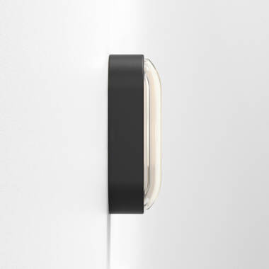 Image of Astro Montreal Oval Outdoor Flush Wall Light