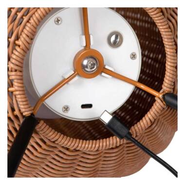 Image of Lucide Colin 360 USB Rechargeable LED Outdoor Table Lamp