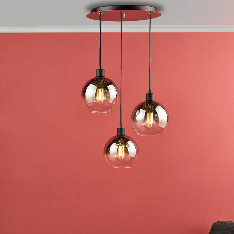 Image of Dar Lycia 3 Light Cluster Pendant