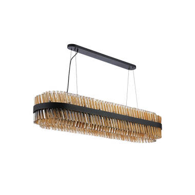Image of Detroit 1500 Glass Bar Ceiling Pendant Light