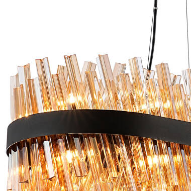 Image of Detroit 1500 Glass Bar Ceiling Pendant Light