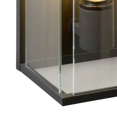 Image of Lucide Claire Half Lantern Outdoor Wall Light