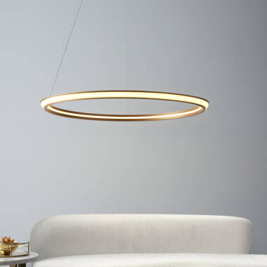 Image of Luxia Dereham Halo LED Ceiling Pendant Light